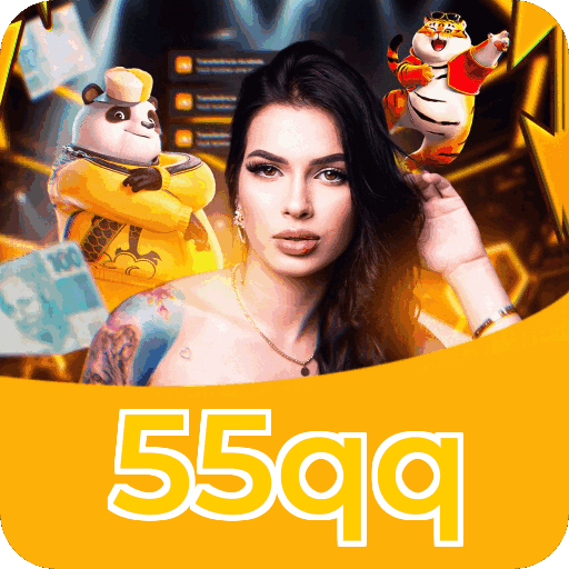 Números do app 55qq em material de marketing — ilustração, não auditoria